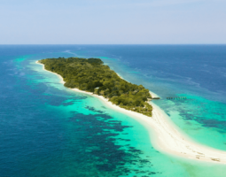 Little Santa Cruz Island aerial view